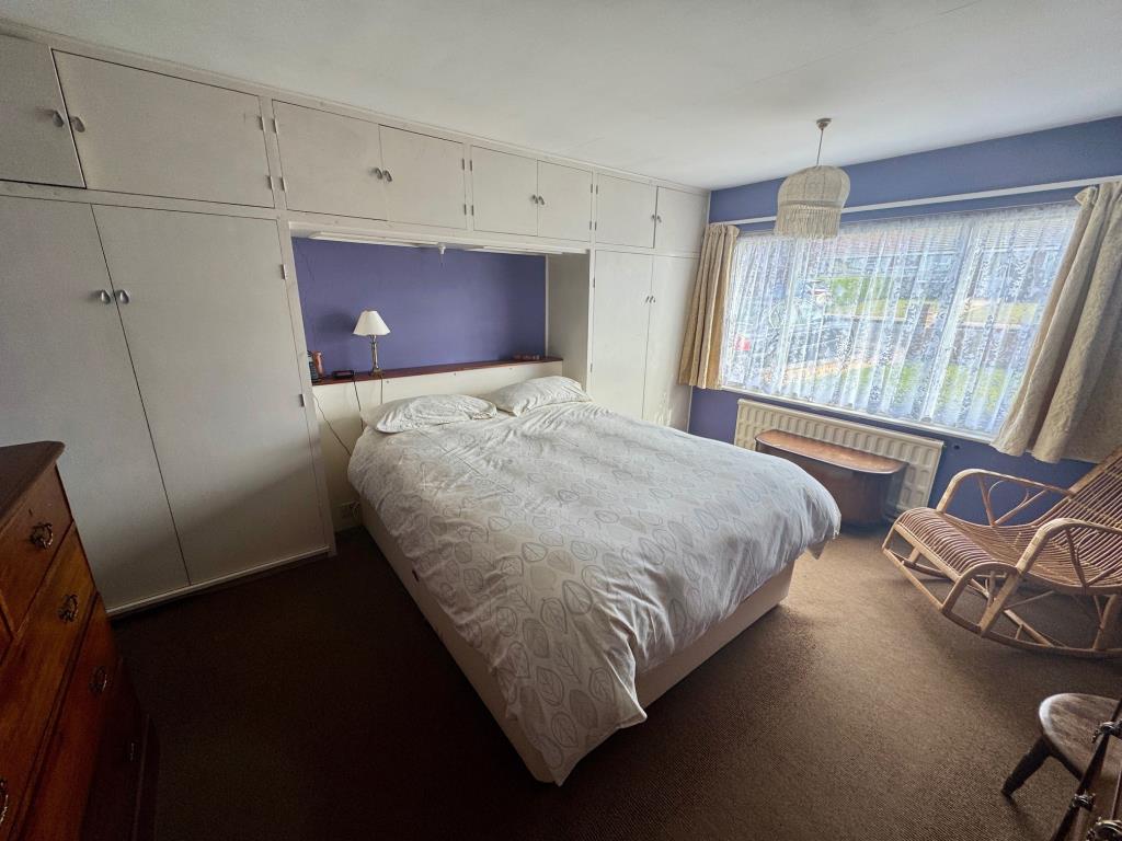 Lot: 36 - DETACHED THREE-BEDROOM BUNGALOW FOR IMPROVEMENT ON APPROX THIRD ACRE PLOT - Bedroom 1